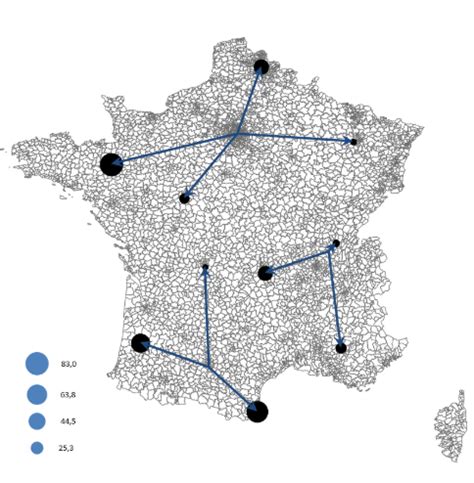 Image result for Flow Map Example in Data Visualization
