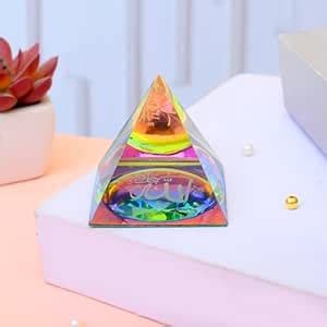KhwajaDarbar Crystal Pyramids with Holy Names Allah, Islamic Muslim ...
