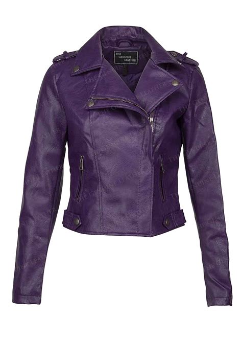 Womens Purple Jacket | Purple Leather Jacket | Leather Purple Jacket