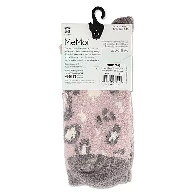 Women's Leopard Super Soft Cozy Crew Socks