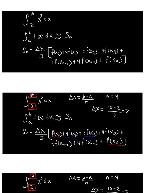 Simpsons Rule Explained 的图像结果