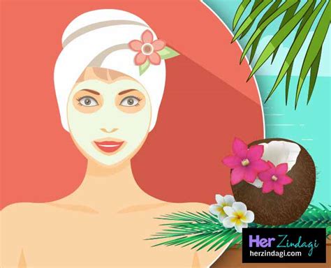 Summer coconut face mask skin benefits | summer coconut face mask skin ...