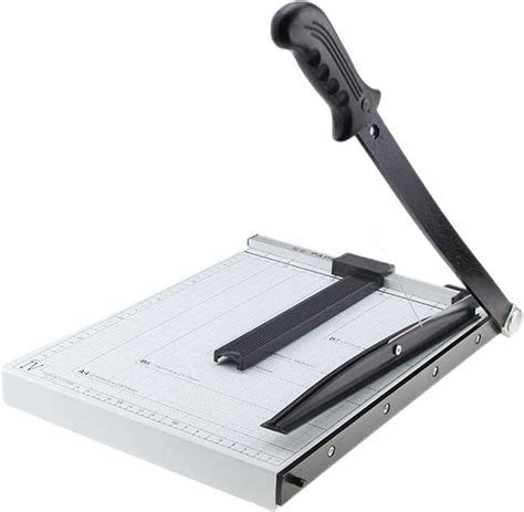 RUQIWEMI A4 Paper Cutter, 13 Inch Paper Cutting Board Guillotine, Metal ...