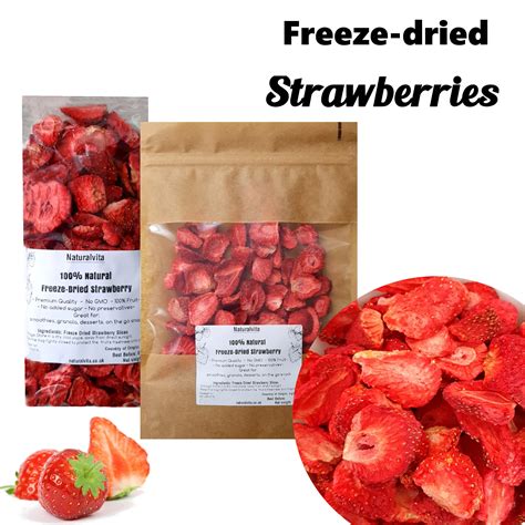 Freeze-Dried Strawberry Slices - Free UK Delivery on All Orders