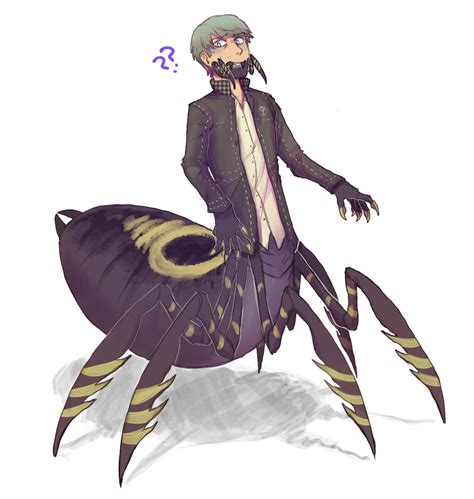 Half Human Half Spider Anime