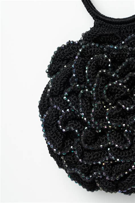 Midnight Rose Beaded Potli – The Kalaa Store