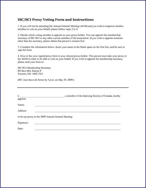 Example Proxy Voting Form 的图像结果