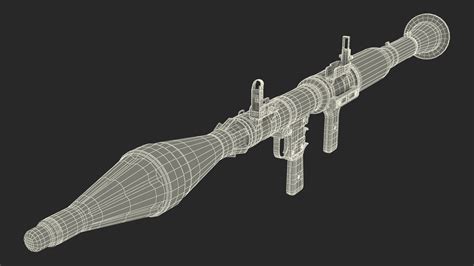 RPG-7 Rocket Propelled Grenade Launcher 3D model | 3D Molier International