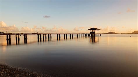 Download wallpaper 1920x1080 pier, bridge, coast, sea full hd, hdtv ...