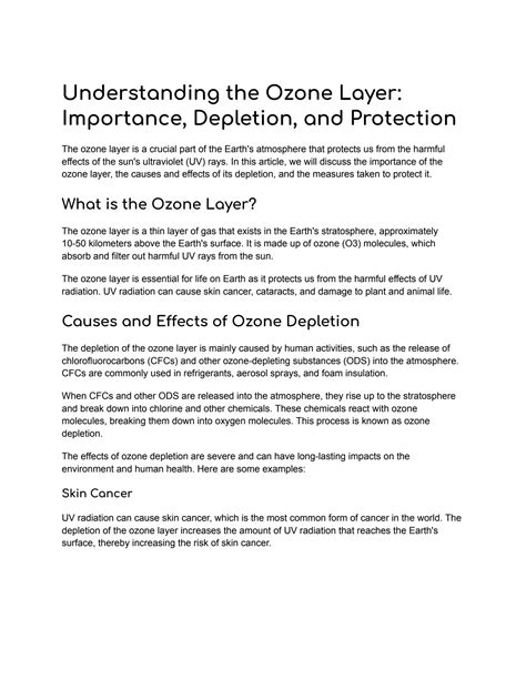 The Silent Threat: Understanding Harmful Effects Of Ozone On Your Lungs