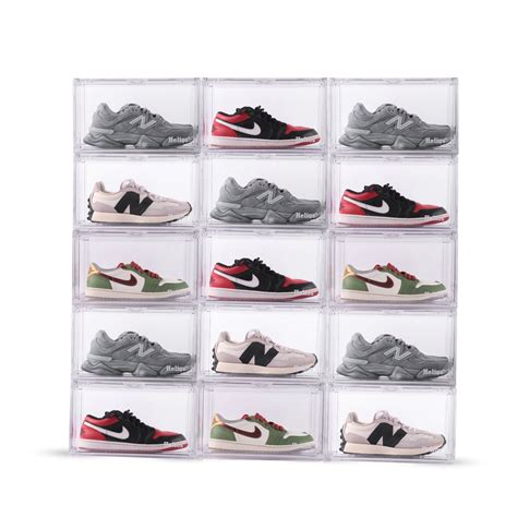 Helios Abode Sneaker Storage Box – Side Drop Design for Displaying ...