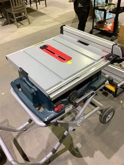 BOSCH 4100 10" TABLE SAW WITH BOSCH TS3000 MOBILE TABLE SAW STAND ...