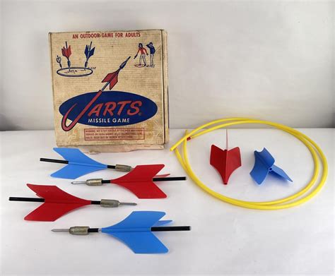 Vintage Jarts Lawn Darts Game