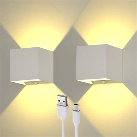Battery Operated LED Wall Sconces Indoor Motion Sensor Wall Lights Set ...