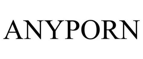 ANYPORN Trademark of Anycom Limited. Serial Number: 85726135 ...