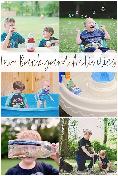 Image result for Fun Backyard Activities