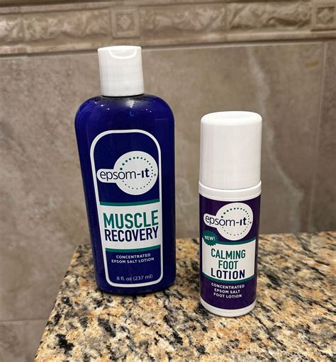 Epsom-It Muscle Recovery and Calming Foot Lotion Review - A Triathlete ...