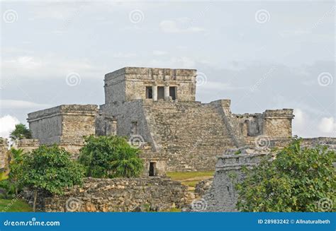 Ruins from Ancient Mayan Civilization in Mexico Stock Photo - Image of ...