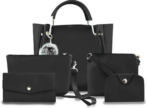 Buy Fargo PU Leather Latest Handbags For Women's Ladies Combo Of 5 ...