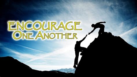 Encourage One Another by Pastor Randy Sampson - YouTube