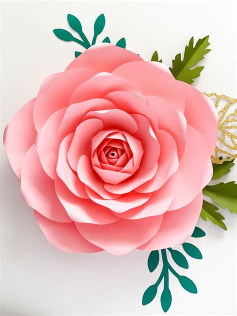 Paper Rose Template Printable