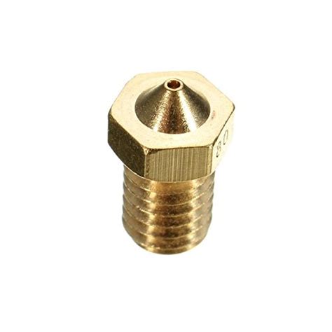 AKHILAM 0.25 mm Extruder Nozzle For 3D Printer Compatible With E3D V6 ...