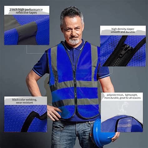 Buy AWLYLNLL High Visibility Safety Vest for Men Women, Construction ...