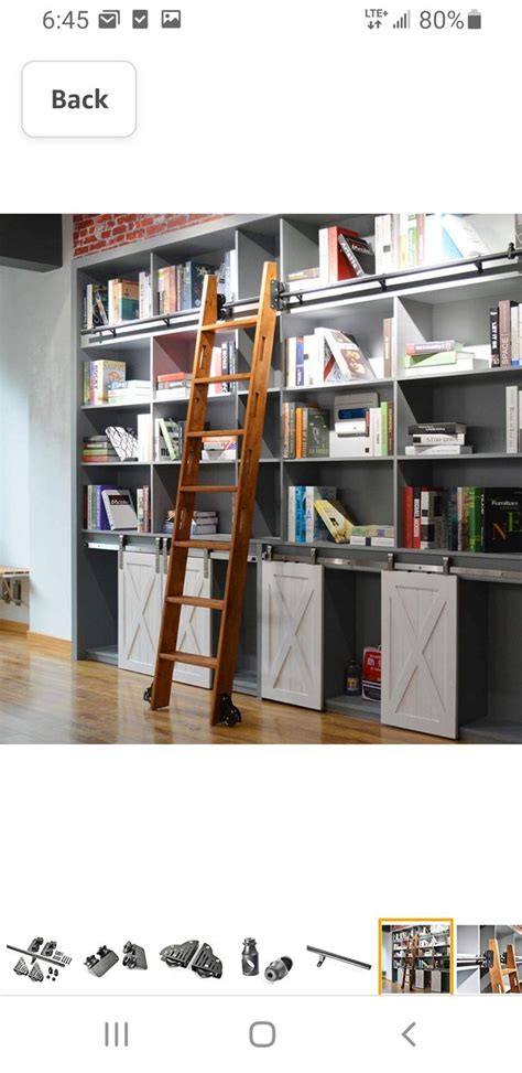 Image result for Library Ladder with Adjustable Angle Tilt
