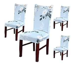 House of Quirk Elastic Chair Cover Stretch Removable Washable Short ...