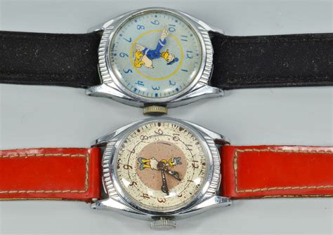 Lot 749: 7 Vintage Walt Disney Watches | Case Auctions
