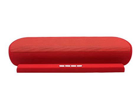 Spintronics X7 Flat Rugged Portable Bluetooth Speaker - Red Edition ...