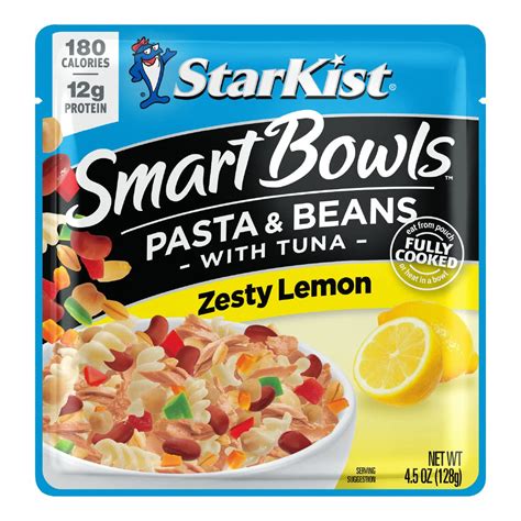 Amazon.com : StarKist Smart Bowls Zesty Lemon, 4.5 oz Pouch (Pack of 12 ...