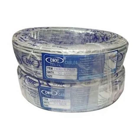 Telephone Cable - 03 Pair 0.4mm PVC U/A Telephone Cable Trader ...
