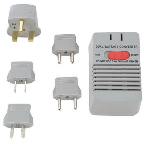 iConcepts World-Wide Converter Kit 50/1600 Travel Converter (220V to ...