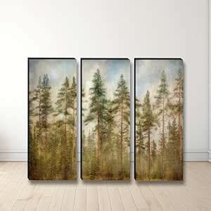 SAF set of 3 pcs Modern Art UV textured self adeshive Wall Painting For ...