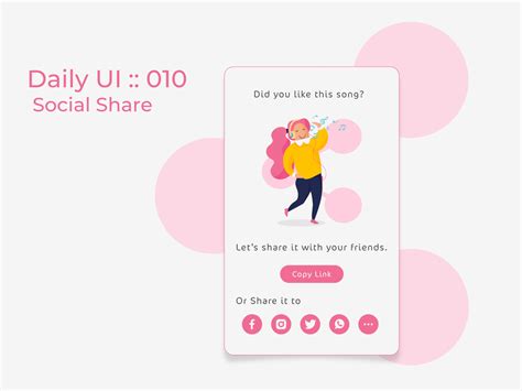 39+ Free Daily Ui 010 Social Share