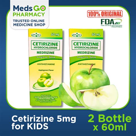 Cetirizine Syrup for Kids and Baby - Antihistamine | Lazada PH