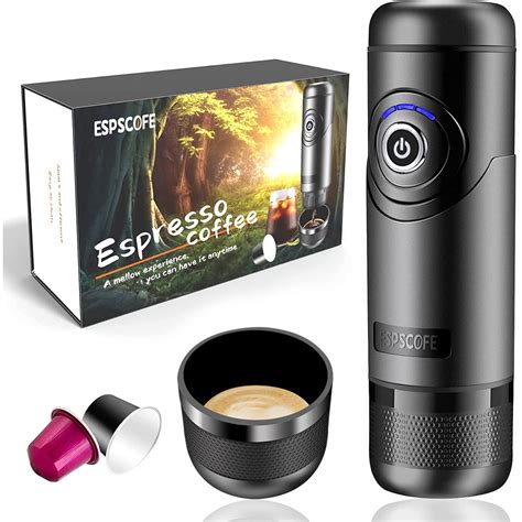 ESPSCOFE Portable Espresso Maker 12V Camping Coffee Makers with ...