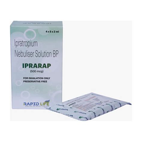 Ipratropium Nebuliser solution Rapid Life Drugs Healthcare