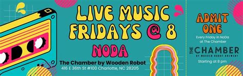 Live Music Fridays in NoDa, The Chamber by Wooden Robot, Charlotte, 19 ...