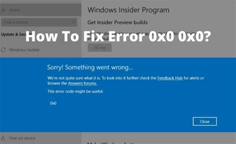 How to Fix Error Code 0 的图像结果