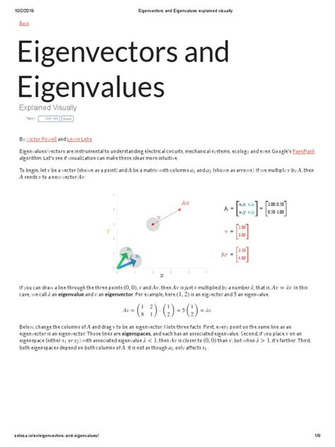 Image result for Eigenvalues