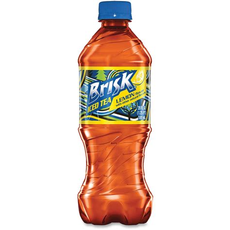 Lipton - Brisk Iced Tea Lemon - 24 x 591 ml - Bulk Mart