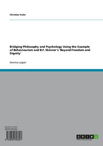 Bridging Philosophy and Psychology Using the Example of Behaviourism ...