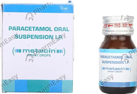 Metacin 150 MG Suspension (15): Uses, Side Effects, Price & Dosage ...