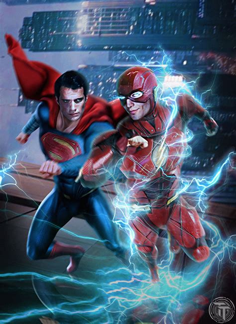 SUPERMAN VS FLASH by uvrium on DeviantArt