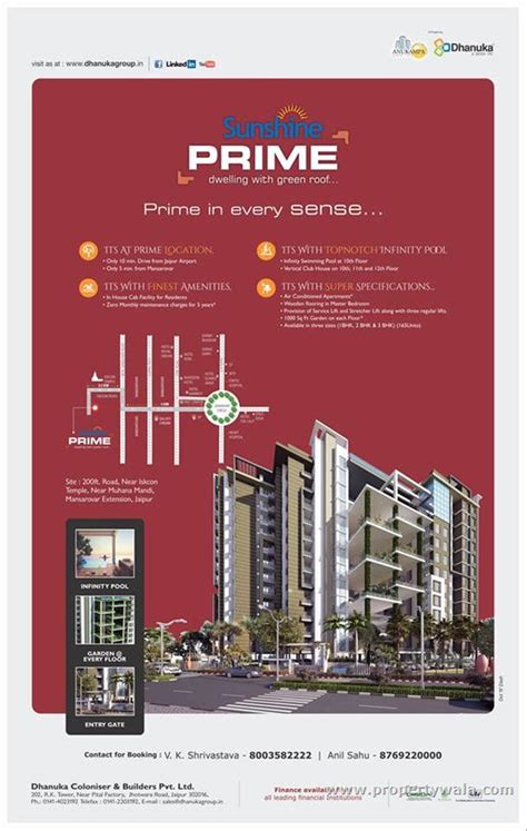 Dhanuka Sunshine Prime - Mansarovar, Jaipur - Apartment Project ...
