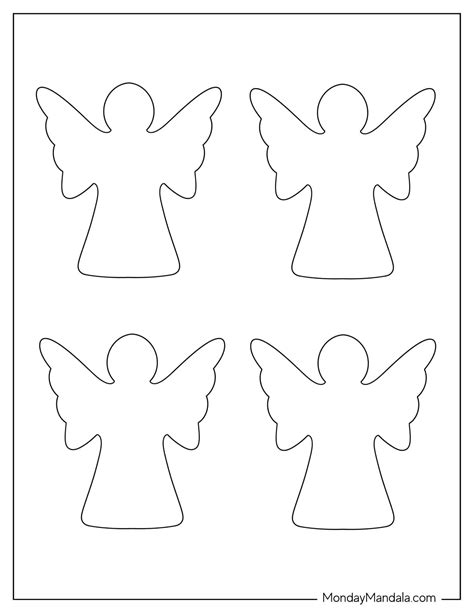 60 Angel Templates (Free PDF Printables)