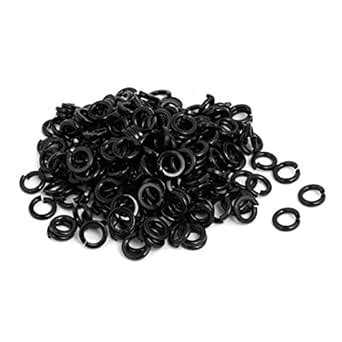 sourcingmap 500pcs 5mm Inner Dia Grade 8 Carbon Steel Split Lock Spring ...