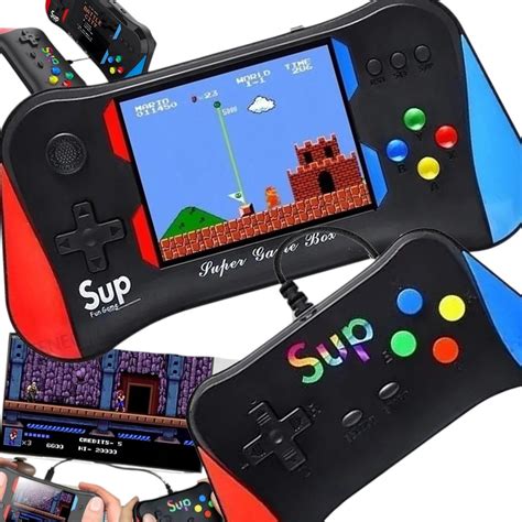 MINI KONSOLA RETRO PRZENOŚNA 500GIER GIERKA DO TV EKRAN 3,5'' X7M ...